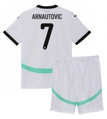 Österrike Marko Arnautovic #7 Bortatröja Barn EM 2024 Kortärmad (+ Korta byxor)
